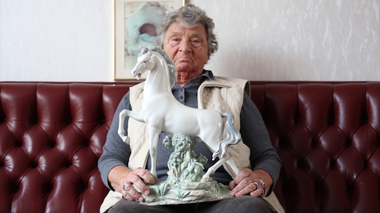 Lisa-Marie Vlietstra, Grandmother With Horse, 2012 (Still)