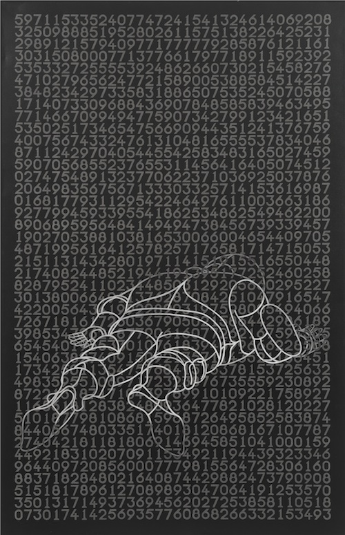 rune-mields-soehne-der-mathematik-5-teilig-der-erste-1986_87-acryl-auf-leinwand-je-200x130cm-foto-ben-hermanni-courtesy-galerie-judith-andreae